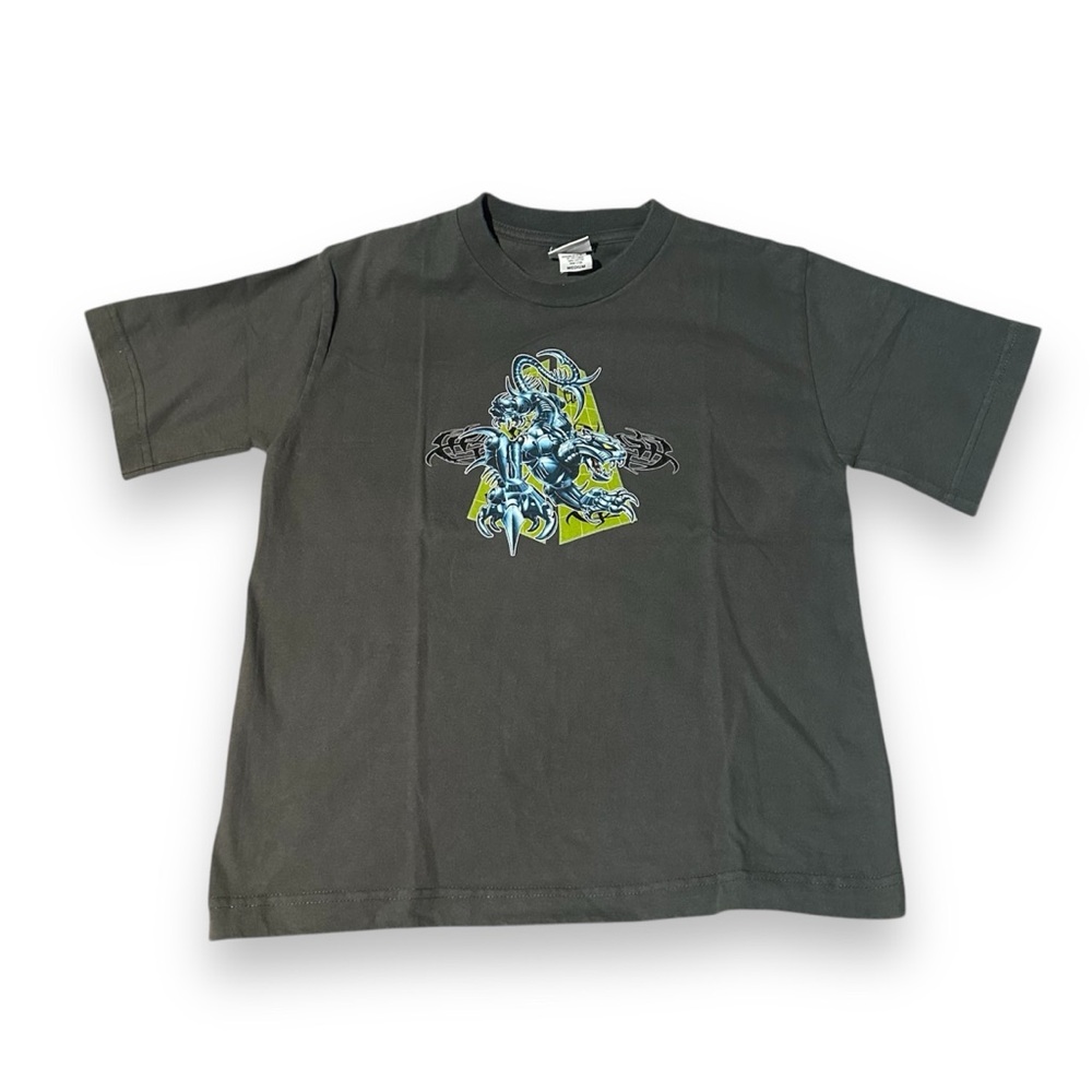 Y2K Baby Tee Utility Cyber Grunge